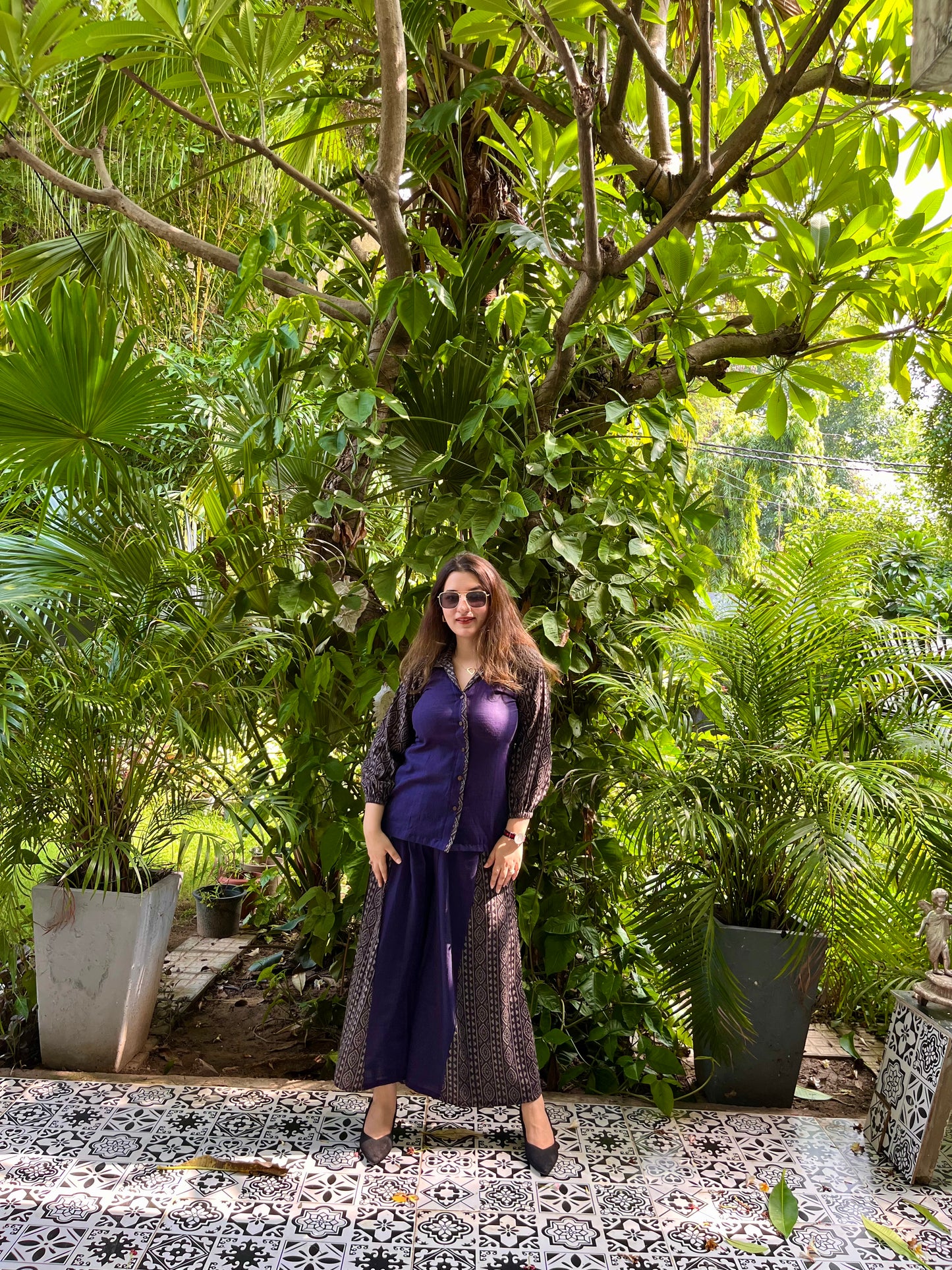 Chic in navy- 2pc co-ord set