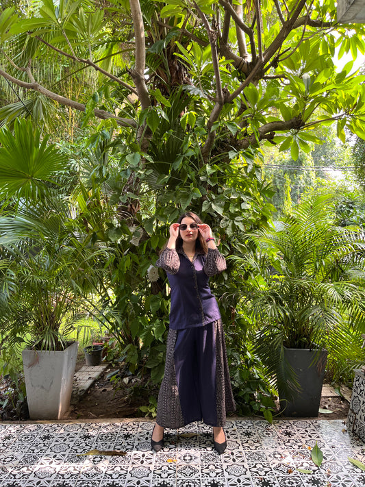 Chic in navy- 2pc co-ord set