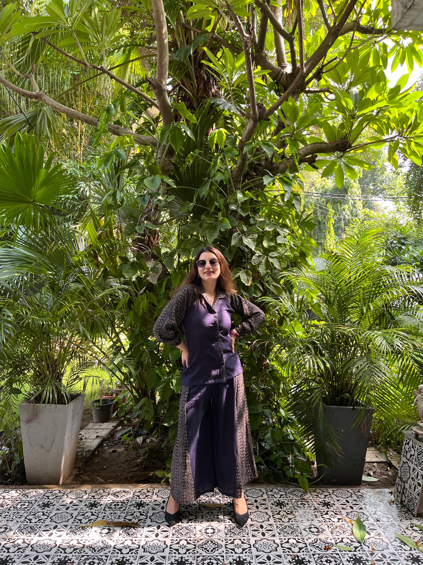 Chic in navy- 2pc co-ord set