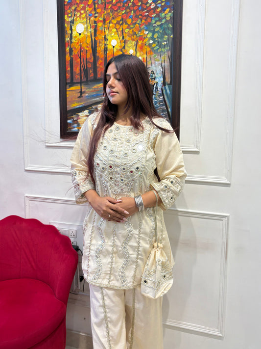 “Festive Potli Set” – 3pc Co-ord Set