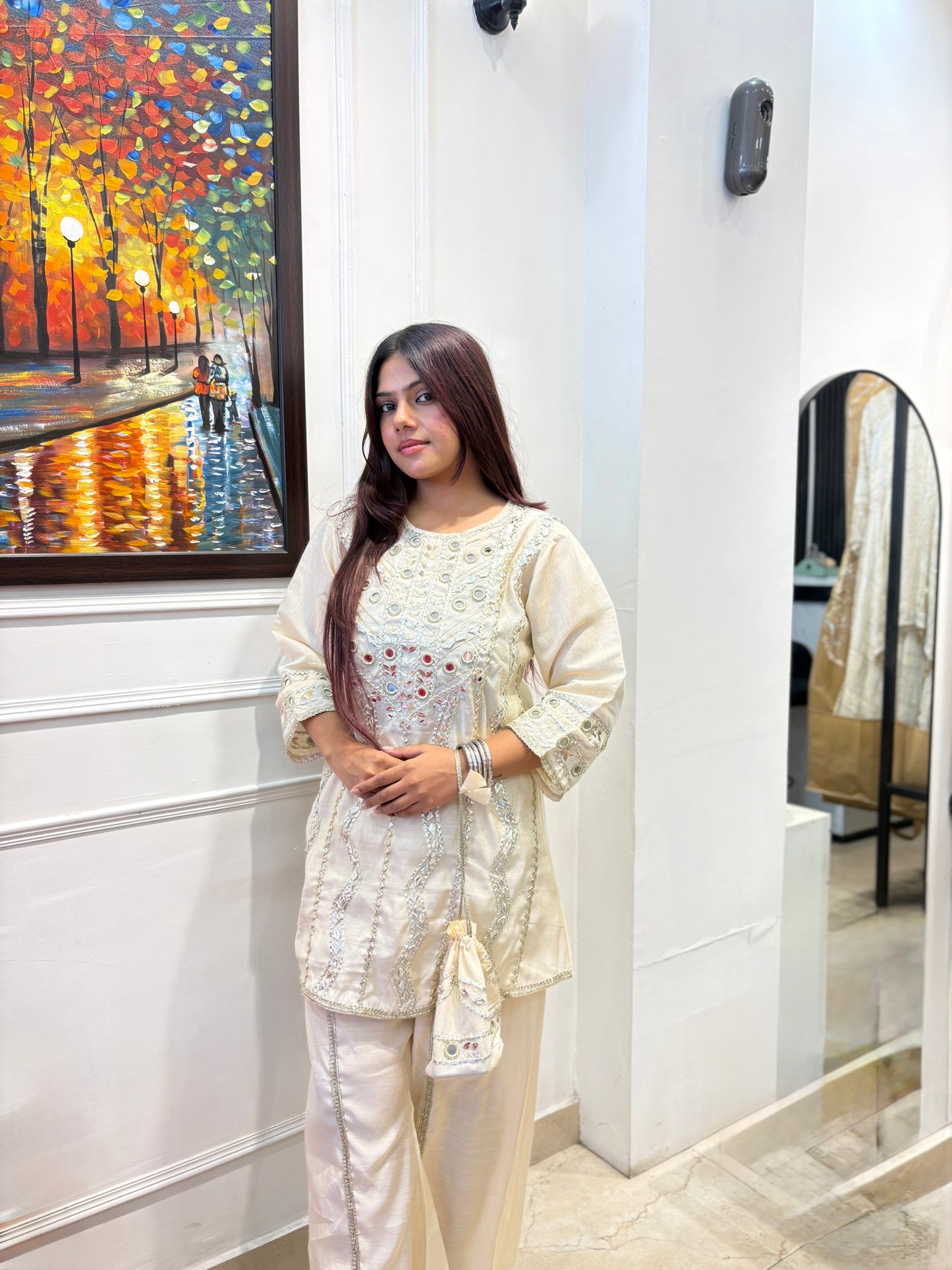 “Festive Potli Set” – 3pc Co-ord Set