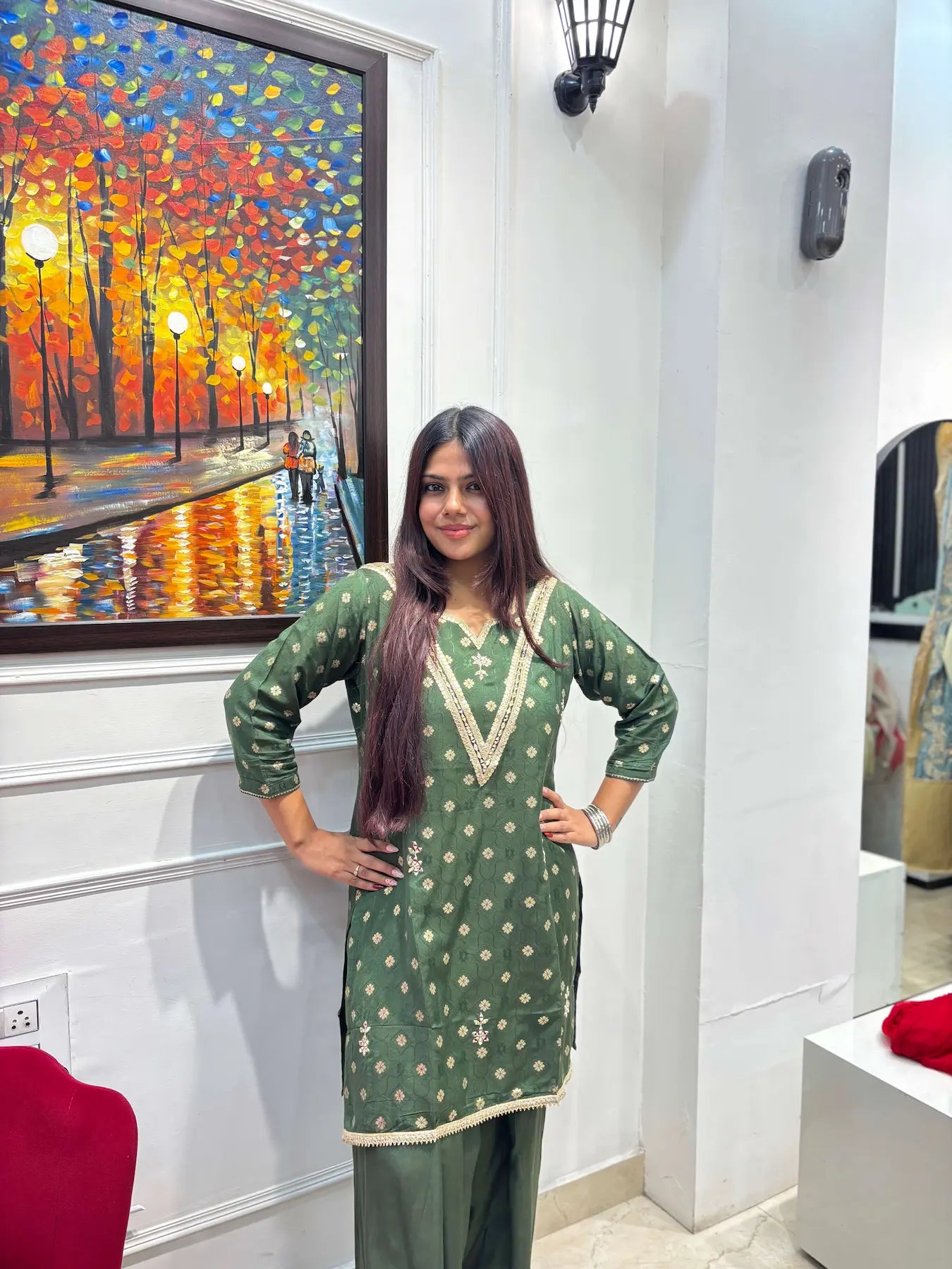 “Zahra” – 2 Piece Farshi Salwar Co-ord Set