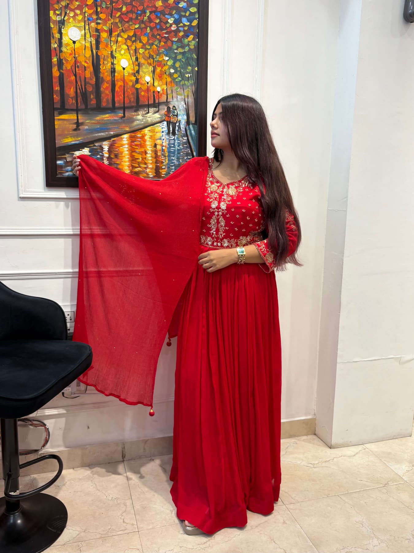 ‘’Shahana’’ - 2 Piece Anarkali set