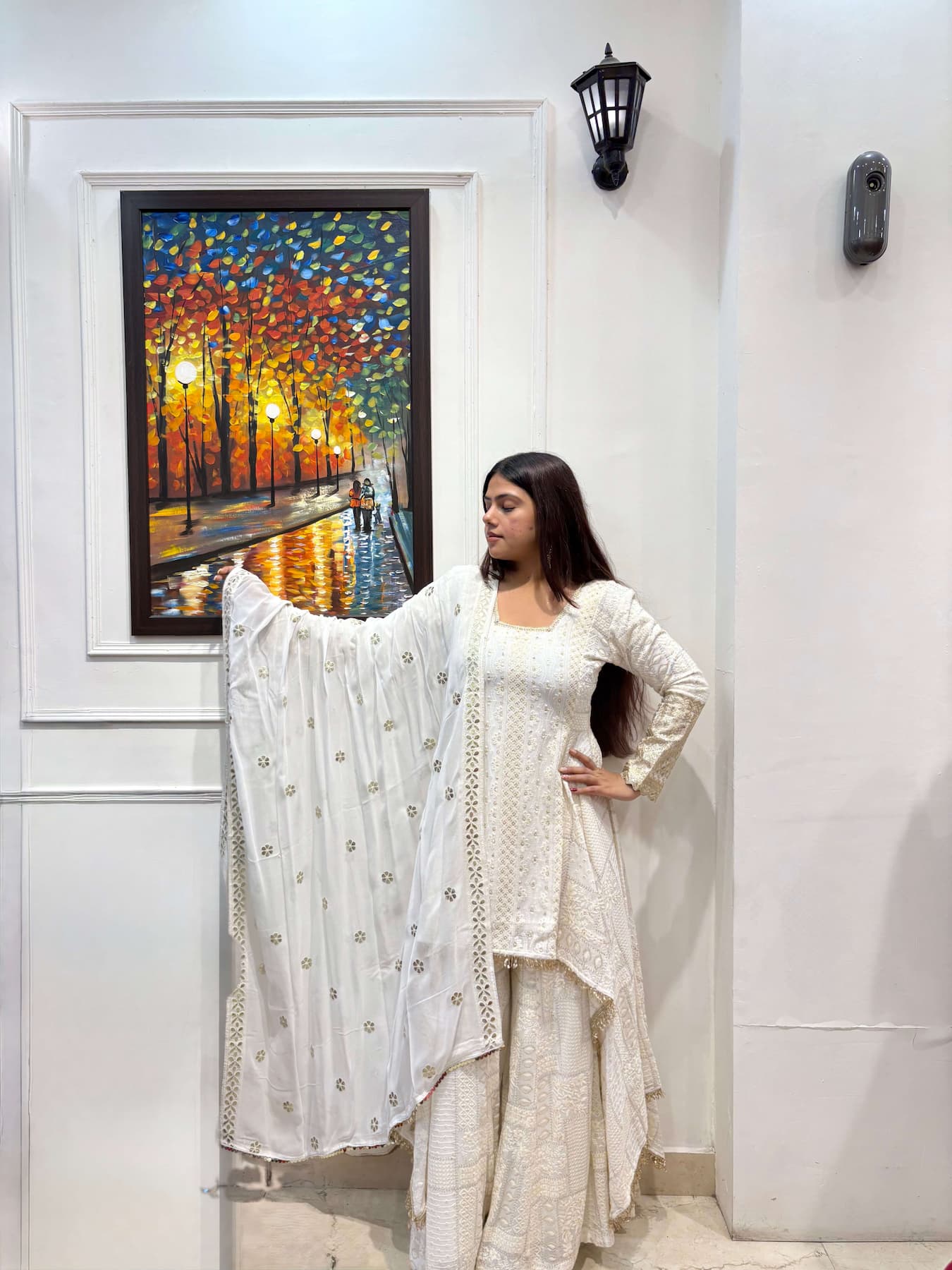 ‘’Afreen’’ - 3 Piece Lakhnowi Suit Set