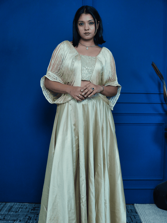 Champagne Glow Skirt Set - Missova