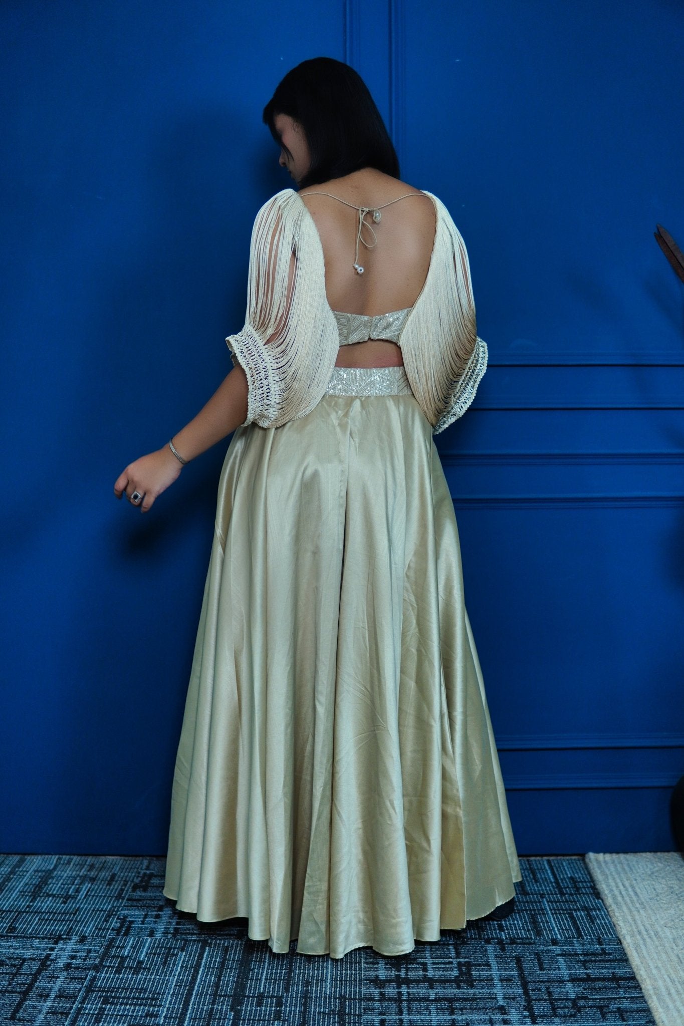 Champagne Glow Skirt Set - Missova