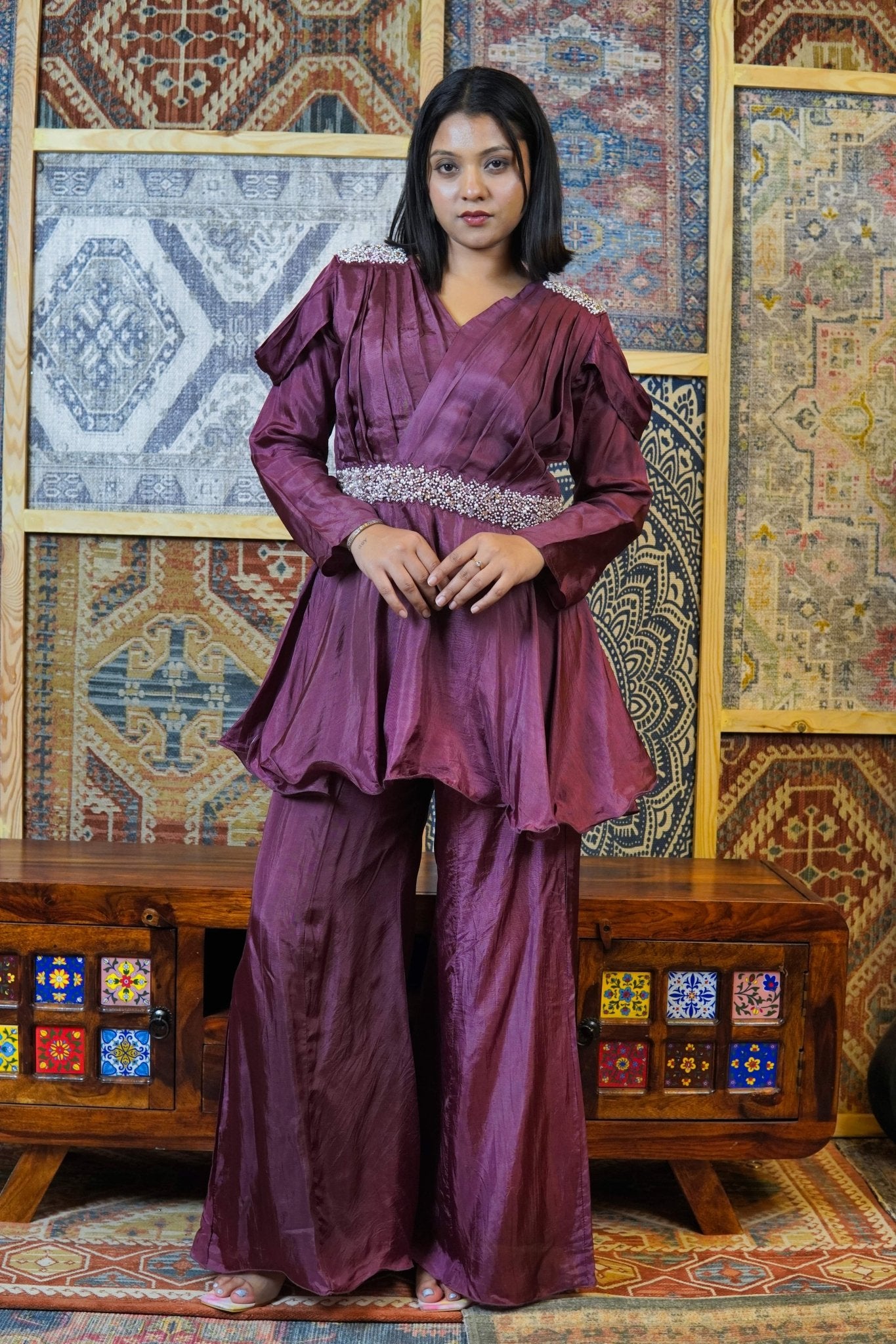 Peplum Palazzo Set - Missova