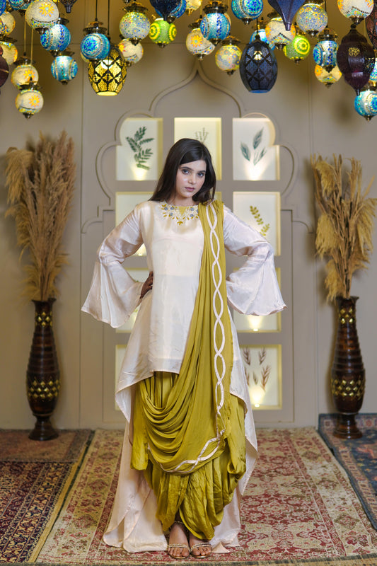 Amaira - 2 piece dhoti drape dress