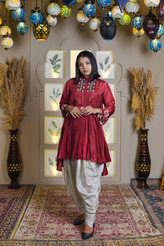 Indo Western Dhoti Set