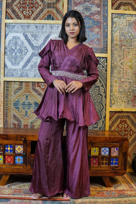 Peplum Palazzo Set