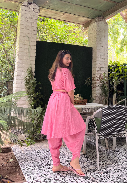 Pink vacation- 2pc co-ord set