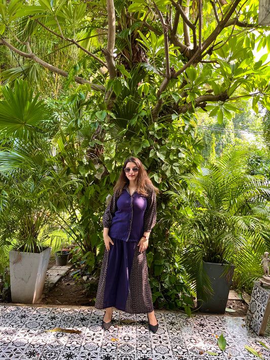 Chic in navy- 2pc co-ord set