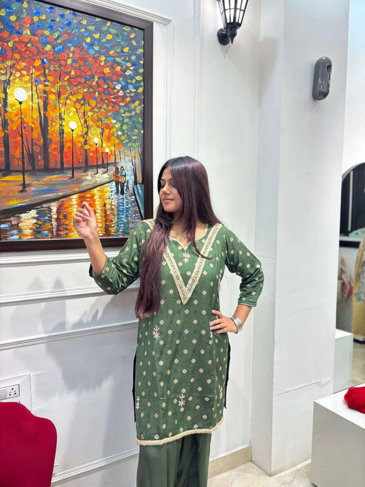 “Zahra” – 2 Piece Farshi Salwar Co-ord Set