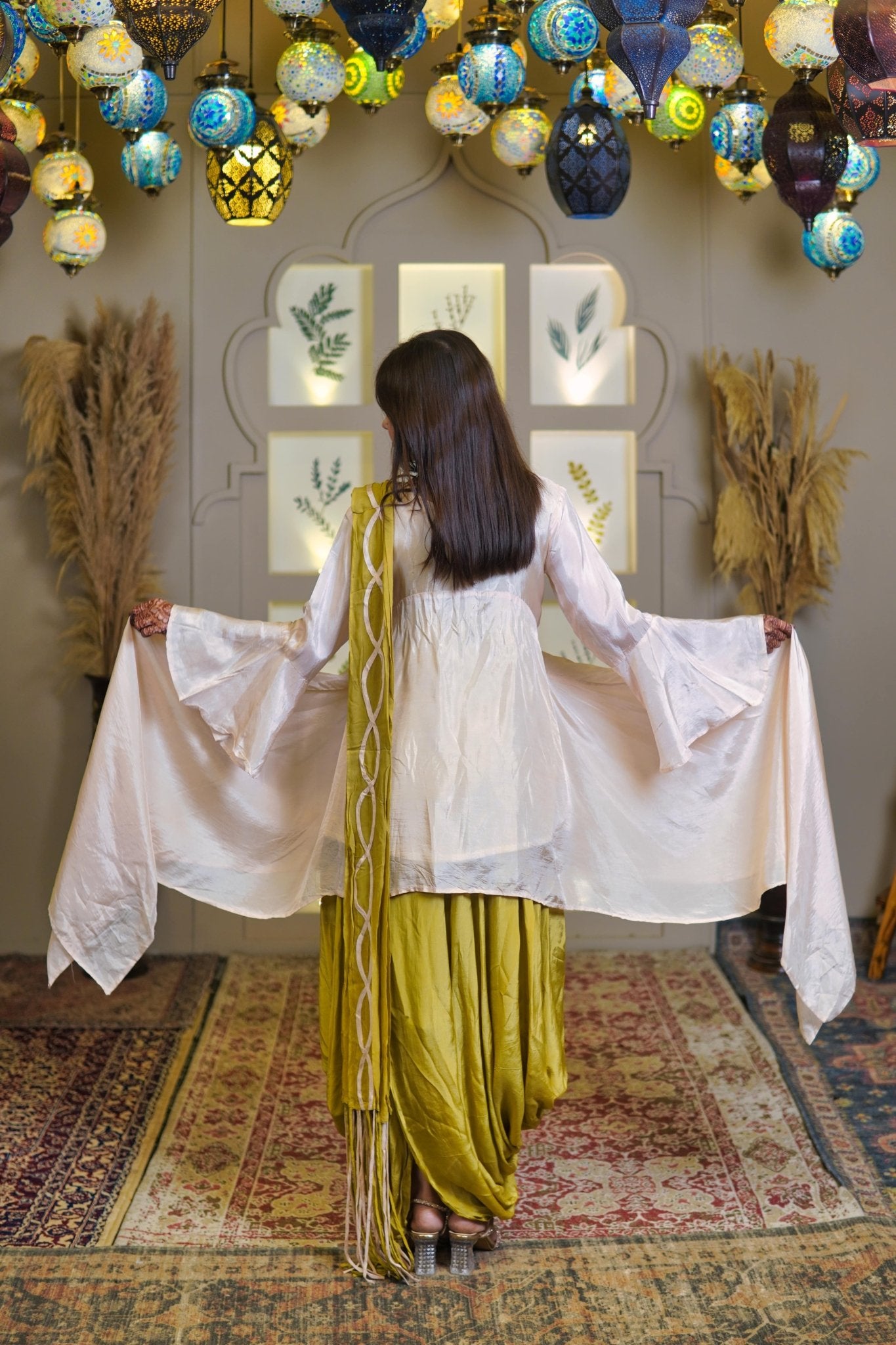 Amaira - 2 piece dhoti drape dress - Missova