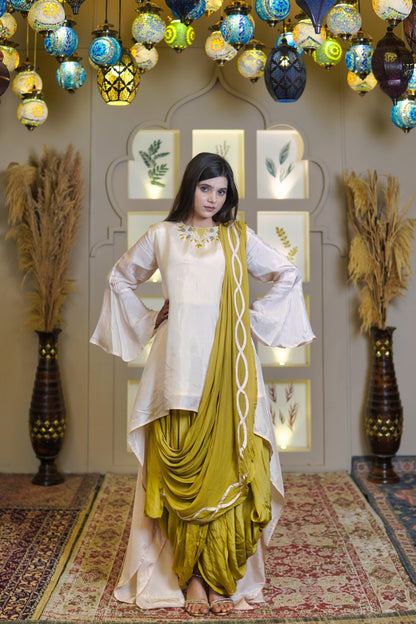Amaira - 2 piece dhoti drape dress - Missova