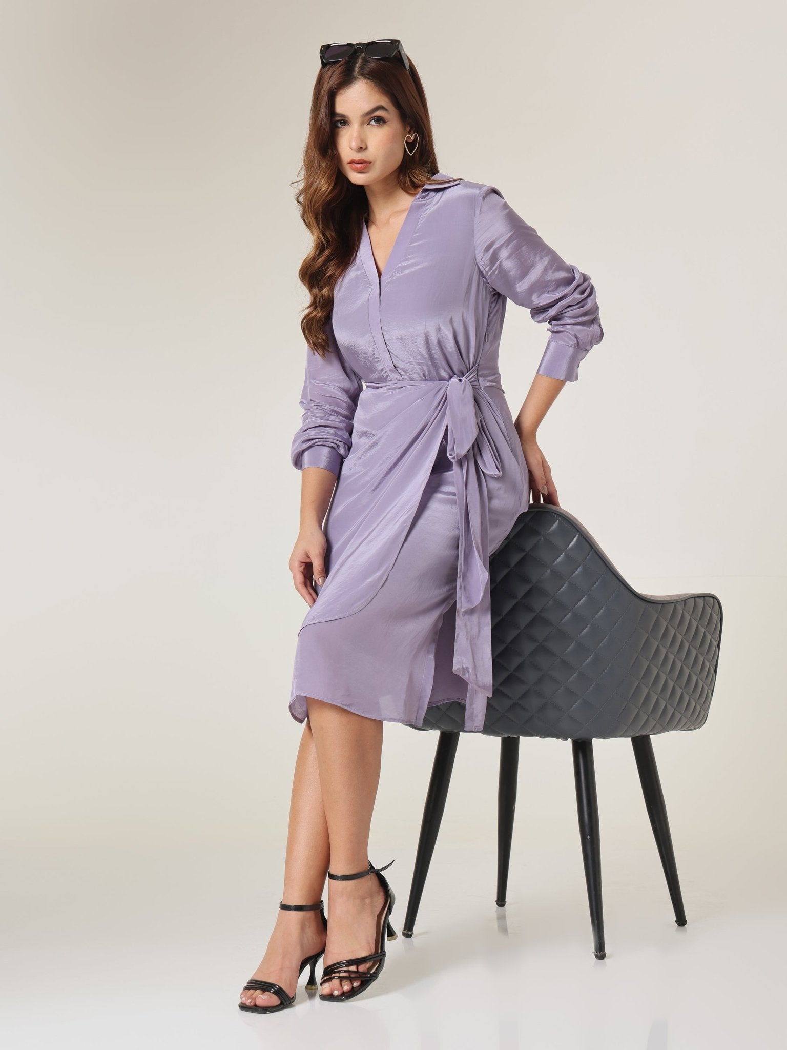 Iris Wrap - Style Midi Dress - Missova