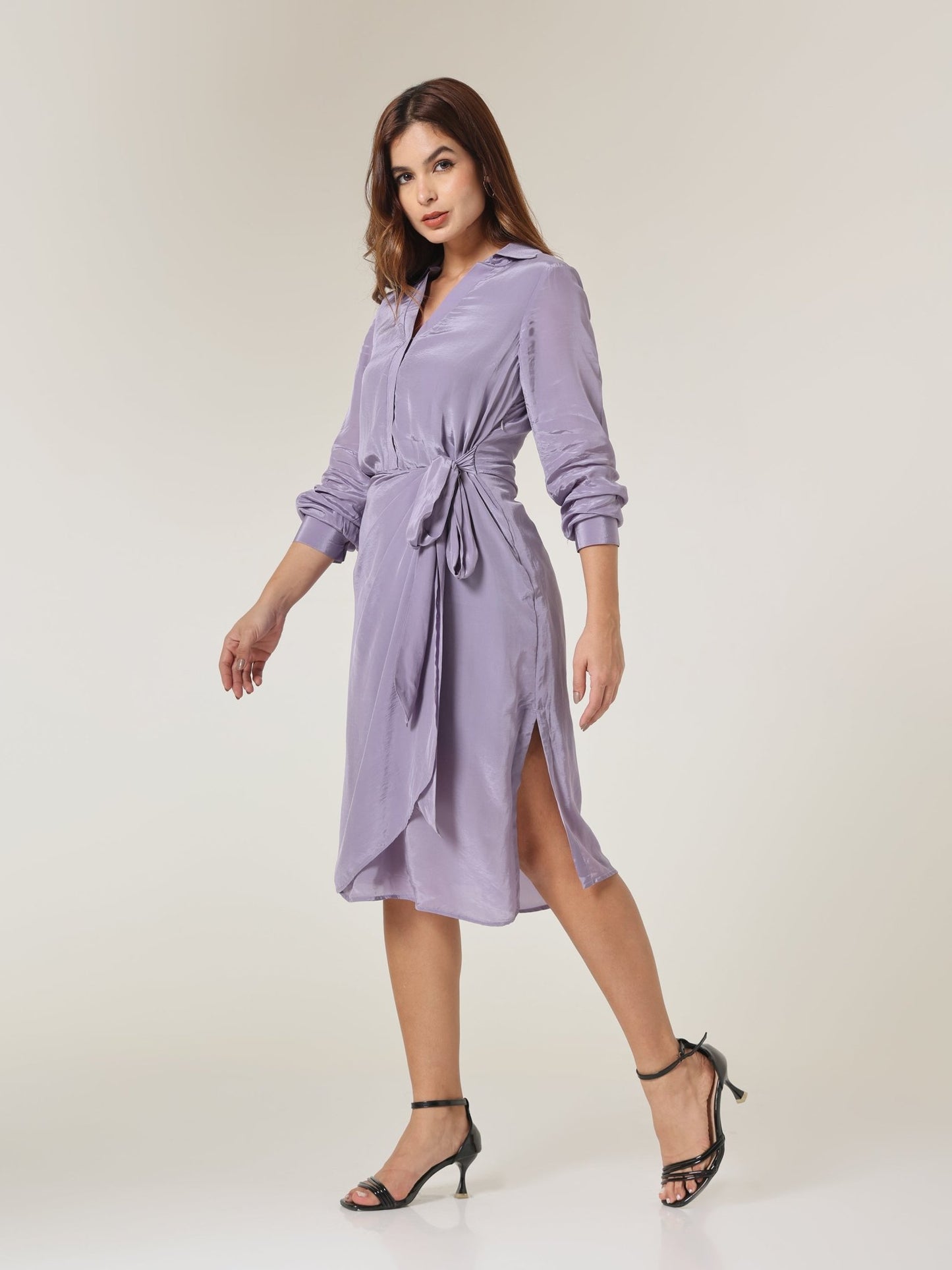 Iris Wrap - Style Midi Dress - Missova