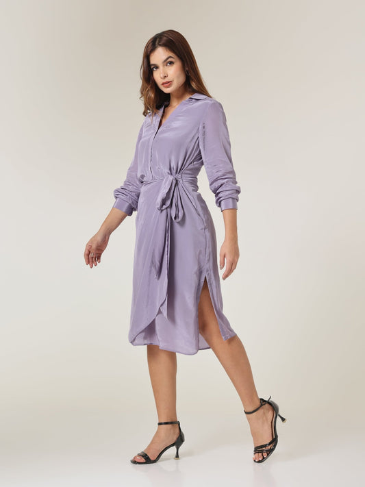 Iris Wrap - Style Midi Dress - Missova