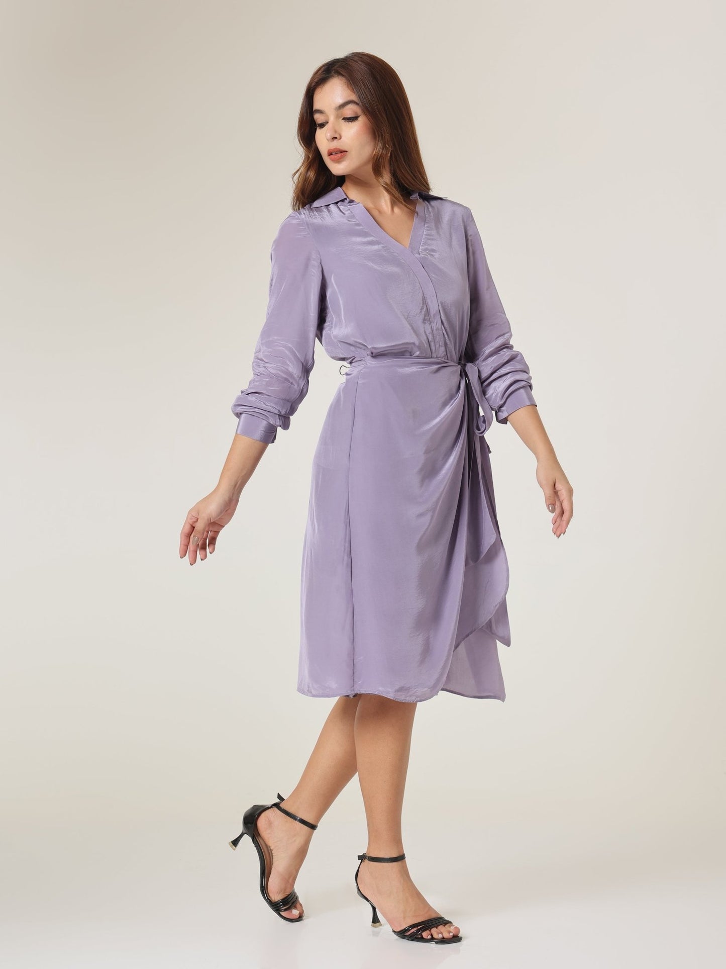 Iris Wrap - Style Midi Dress - Missova
