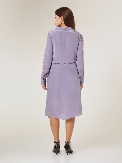 Iris Wrap - Style Midi Dress - Missova