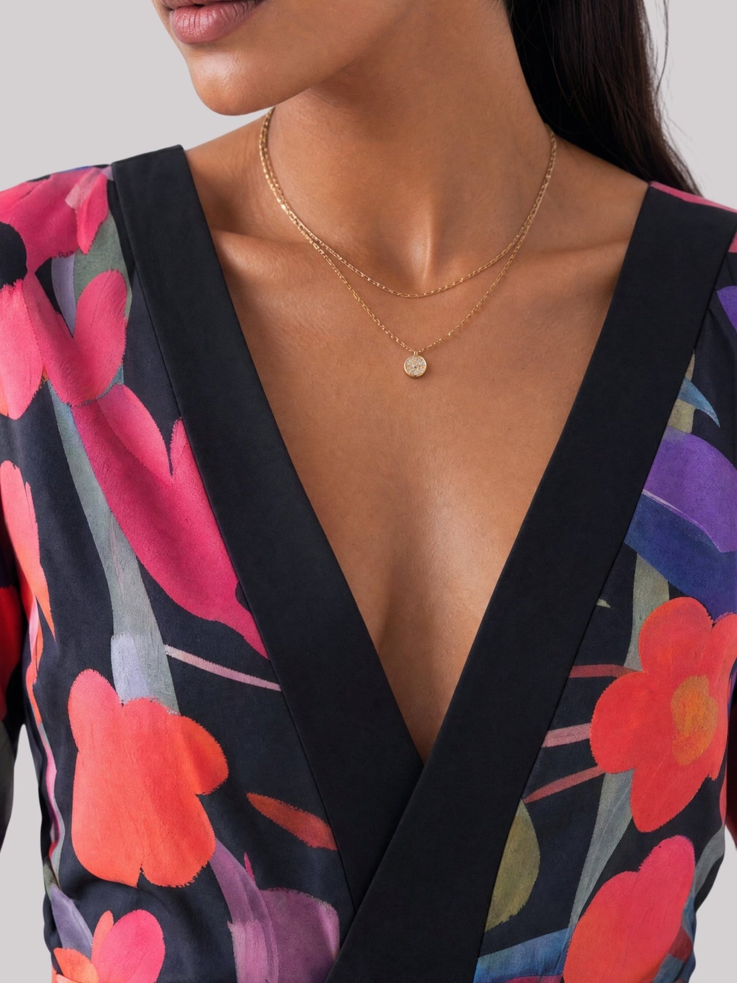 Kiko Digital Print Asymmetric Mini Dress - Missova