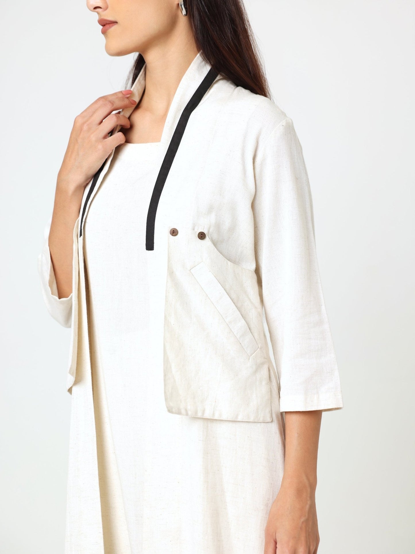 Linea Relaxed Layered Shrug & Inner Top - Missova