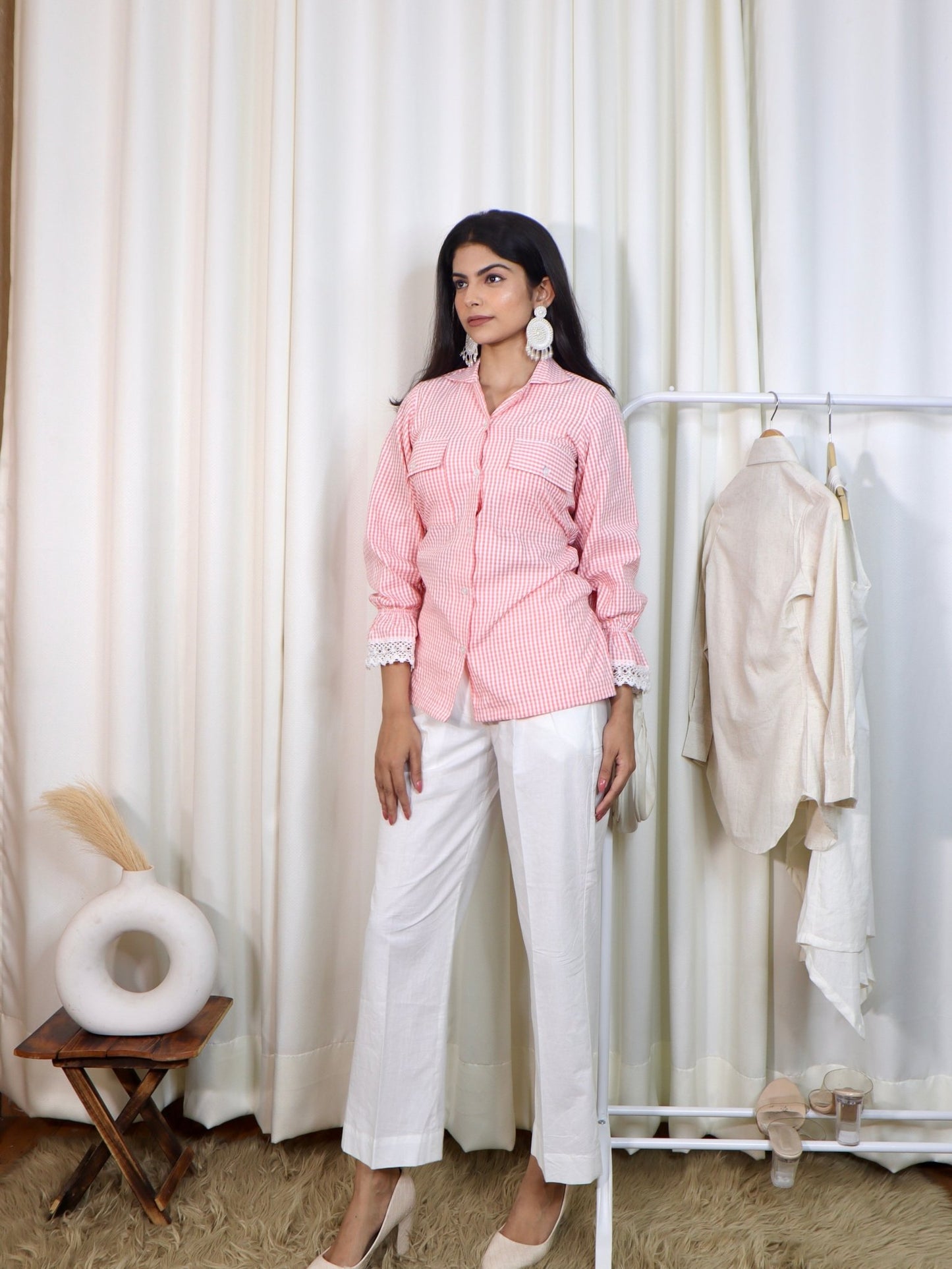 Pink Gingham - 2pc co - ord set - Missova