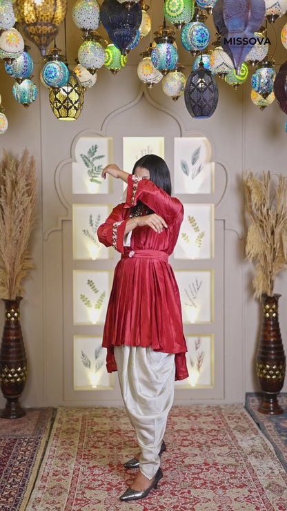 Indo Western Dhoti Set