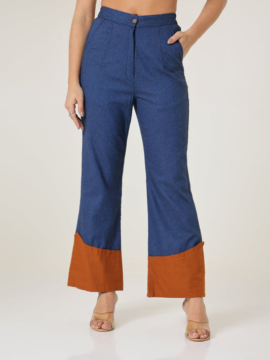 Replay Contrast - Hem Straight Pants - Missova