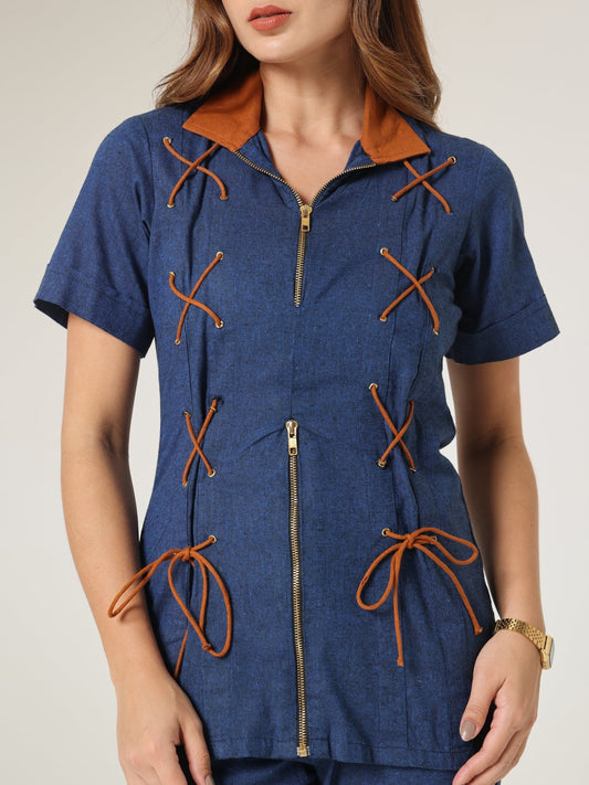 Replay Zip - Front Lace - Up Top - Missova
