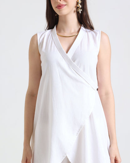 Sas Wrap Assym Tunic Top - Missova
