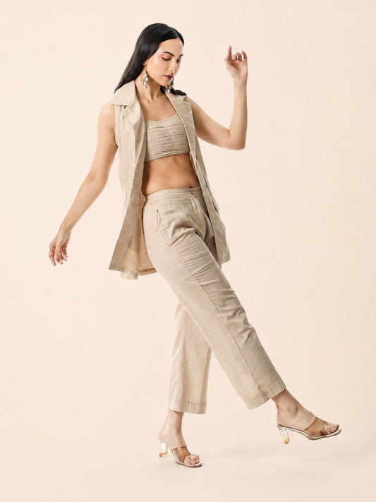 Urban Oat Relaxed Straight-Leg Trousers - Missova